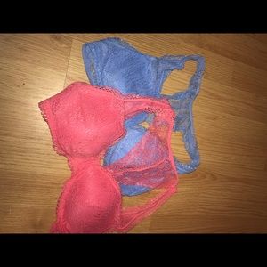 2 victorias secret PINK bralettes